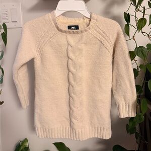 Roots Cream Cable Knit Sweater